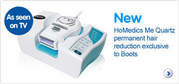 New Homedics me Quartz permanent hair reduction